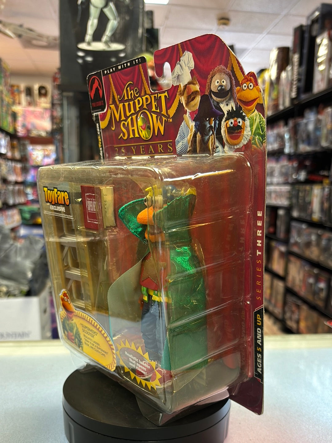 “Superhero” Scooter (Vintage Muppets Show 25 Years, Palisades) SEALED product image 4, provided for visual reference and