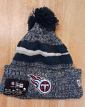 Tennessee Titans Official NFL New Era winter Hat with Pom product image 1