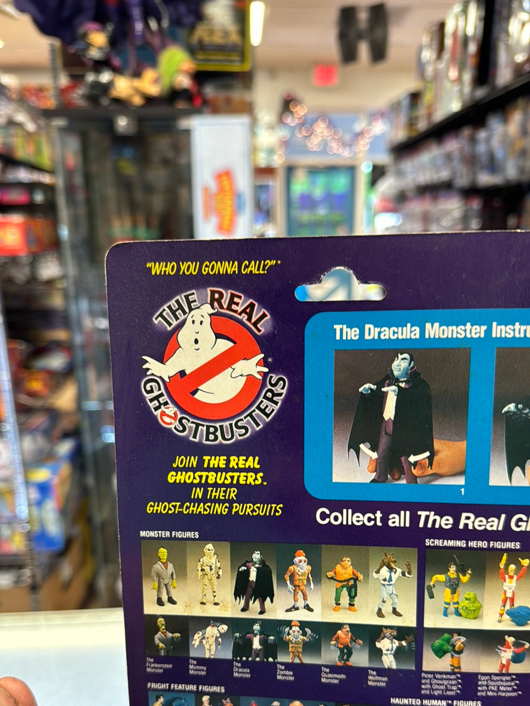 Dracula Monster 1689 (Vintage Ghostbusters, Kenner) SEALED product image 12, provided for visual reference and product