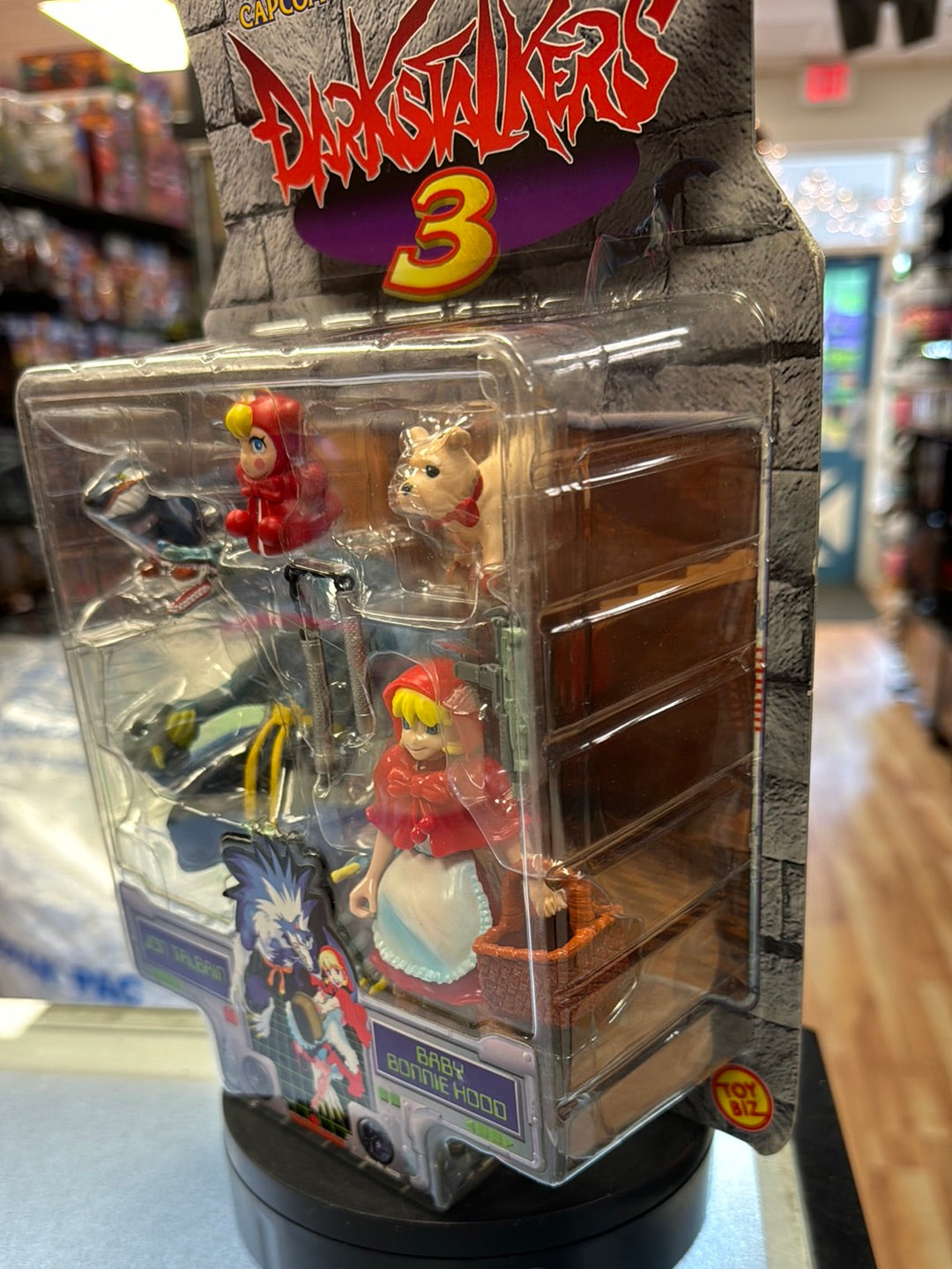 Jon Talbain & Baby Bonnie Hood 0311(Vintage Darkstalkers, Toybiz) Sealed product image 8, provided for visual reference and