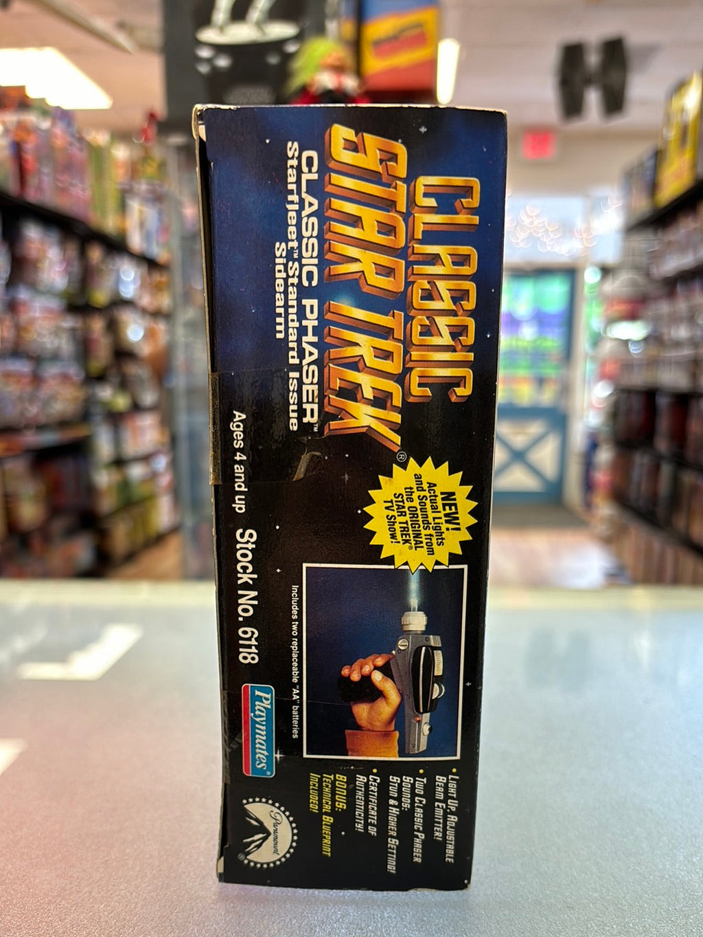 Classic Phaser (Star Trek, Playmates) SEALED product image 2, provided for visual reference and product detail review