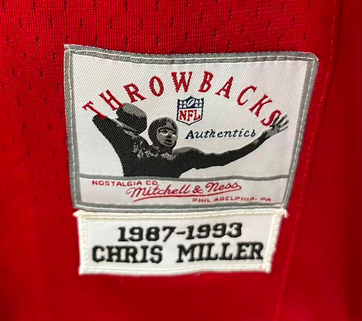 Chris Miller 1989 Atlanta Falcons NFL Mitchell & Ness Jersey product image 3