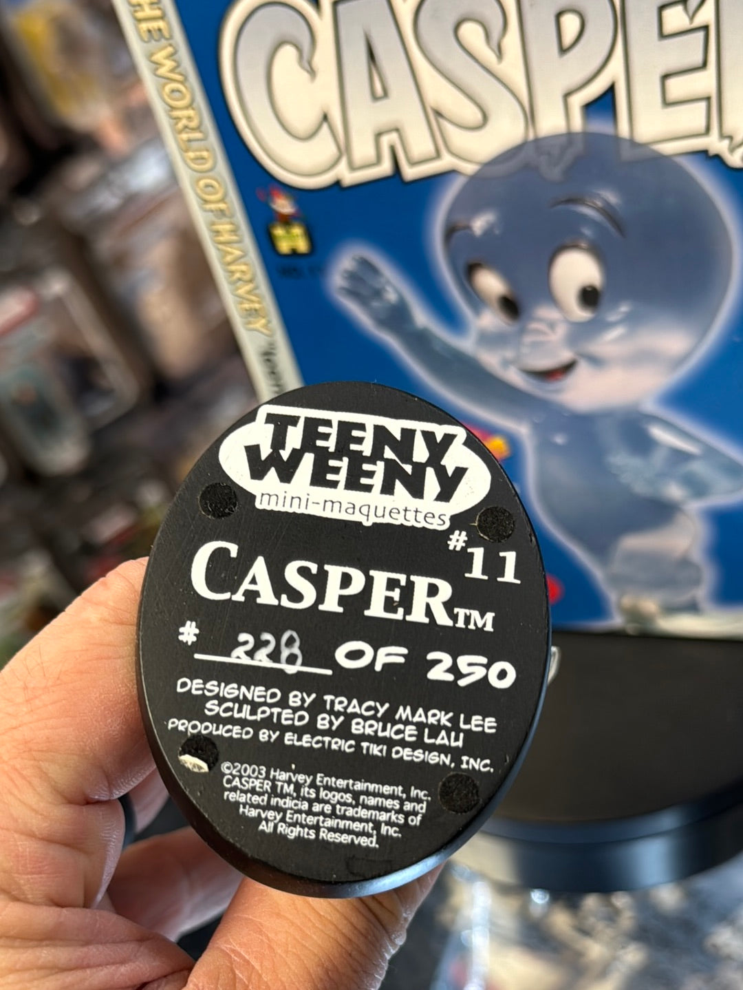 Clear Casper MIni Marquette 242/250 (World of Harvey, Casper Teeny Weeny) Open Box product image 4, provided for visual