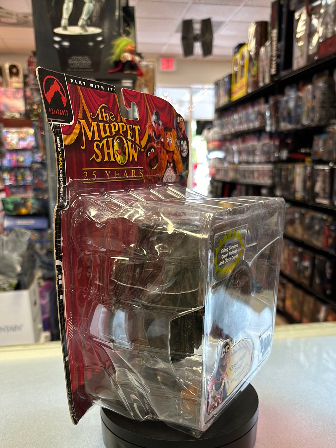“Crash Helmet” Gonzo (Vintage Muppets Show 25 Years, Palisades) SEALED product image 2, provided for visual reference and