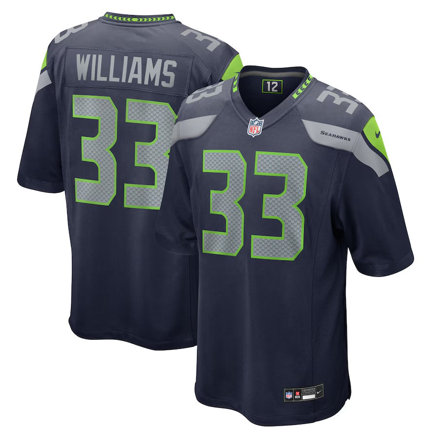 Dee Williams Seattle Seahawks Official NFL Jersey Nike blue