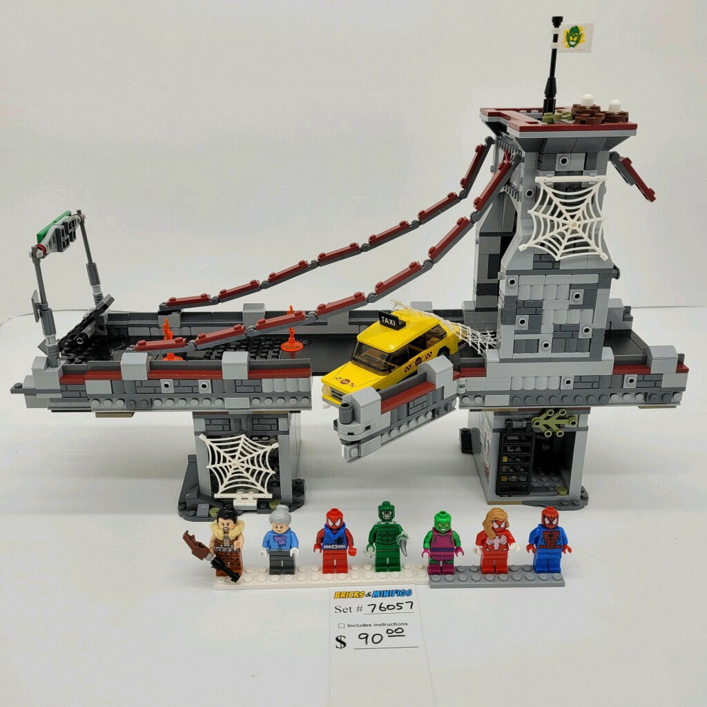 76057 Spider-Man: Web Warriors Ultimate Bridge Battle (U) product image 1, provided for visual reference and product detail