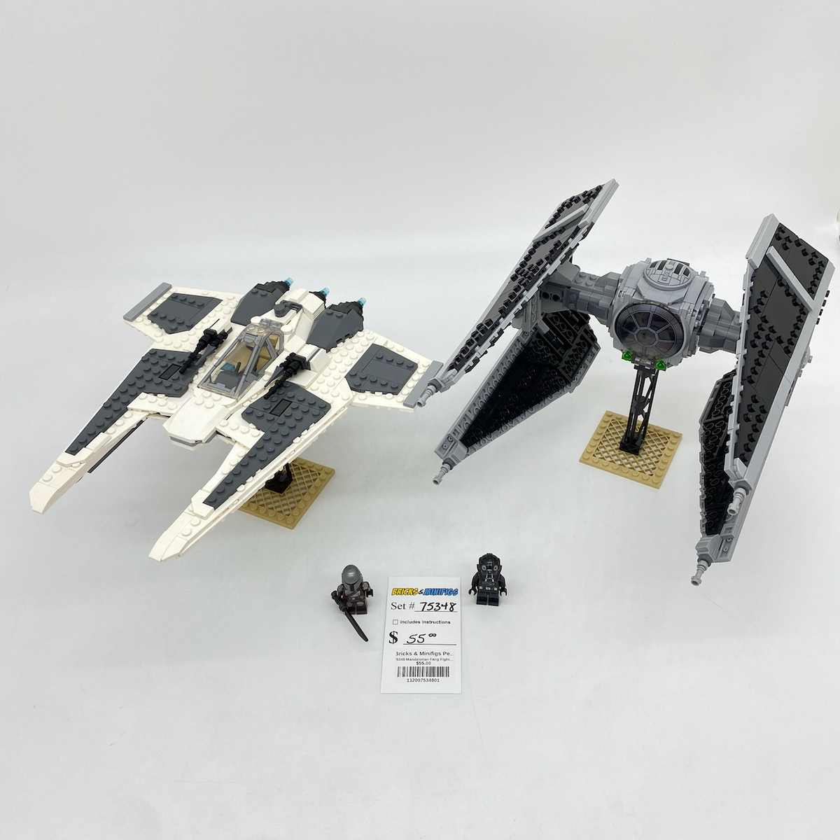 75348 Mandalorian Fang Fighter vs. TIE Interceptor (U1) product image 2, provided for visual reference and product detail