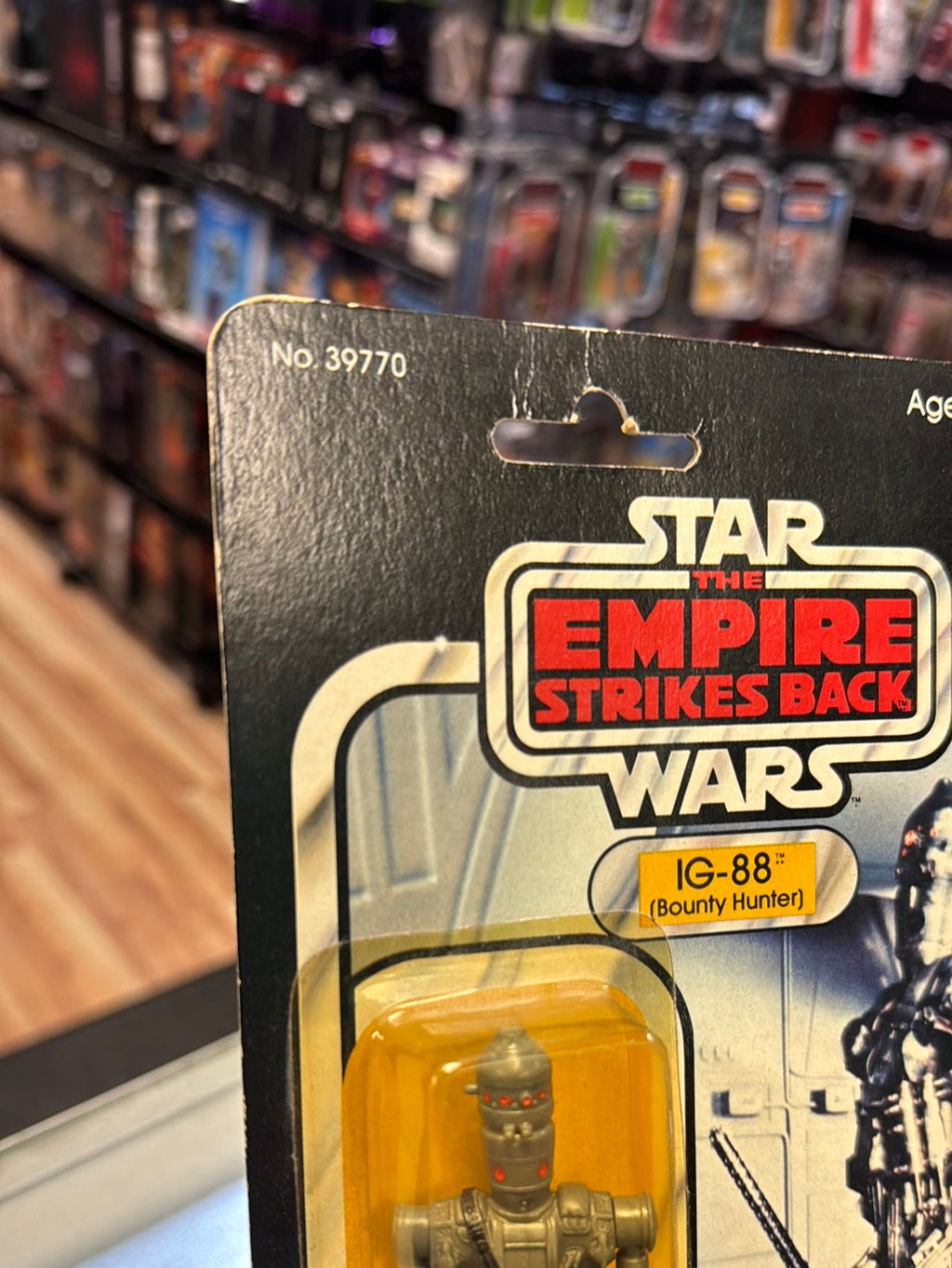 IG-88 Bounty Hunter ESB 31A 1713 (Vintage Star Wars, Kenner) SEALED product image 8, provided for visual reference and