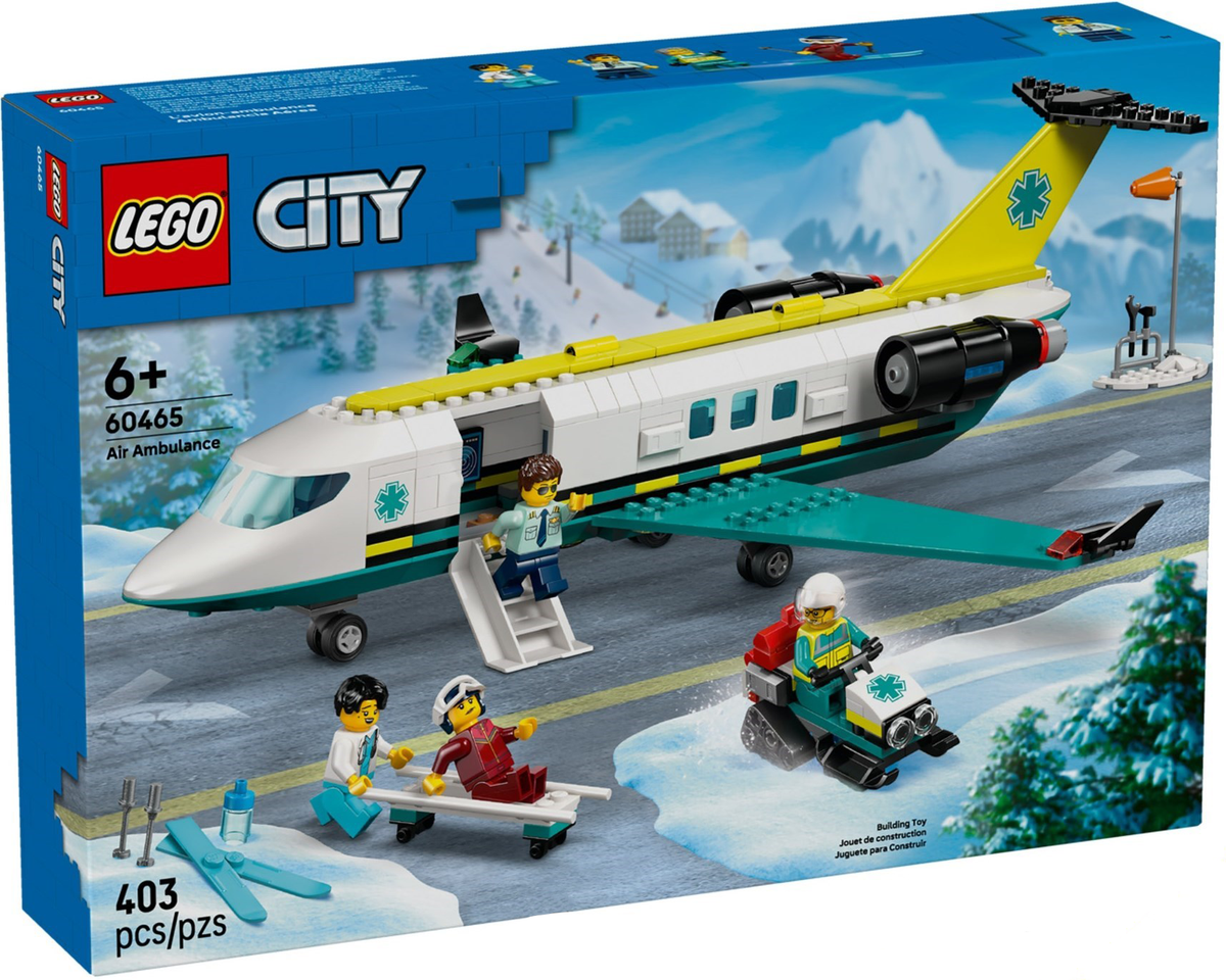60465 Emergency Air Ambulance Airplane (C) product image 1, provided for visual reference and product detail review