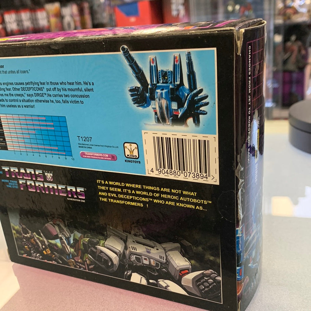 Decepticon Dirge(Vintage Style Transformer KO, Kingtoys) Open Box product image 7, provided for visual reference and product