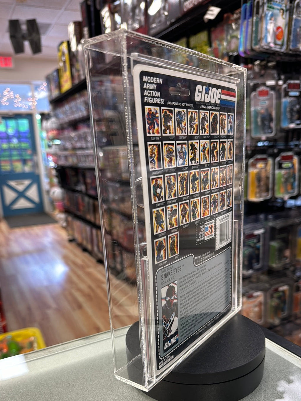 Snake Eyes v3 34 Back (Vintage GI Joe, Hasbro) **CAS Graded 80** product image 5, provided for visual reference and product