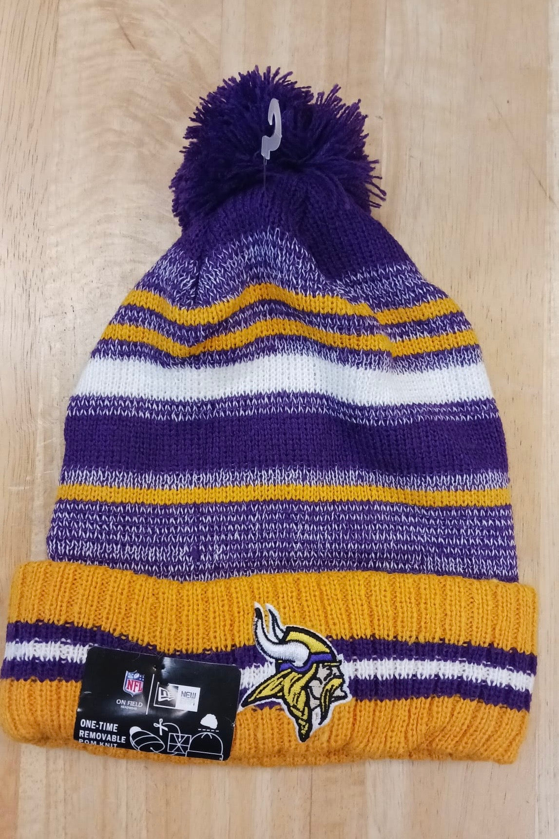 Minnesota Vikings Official NFL New Era winter Knit Hat with product image 1