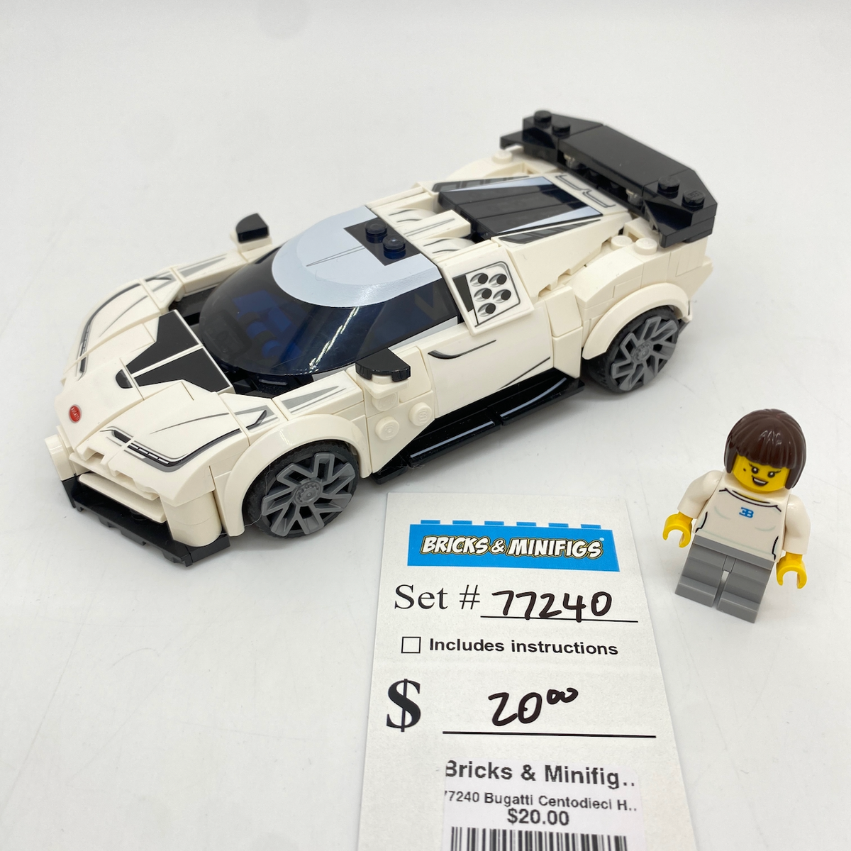 77240 Bugatti Centodieci Hyper Sports Car (U) product image 1, provided for visual reference and product detail review