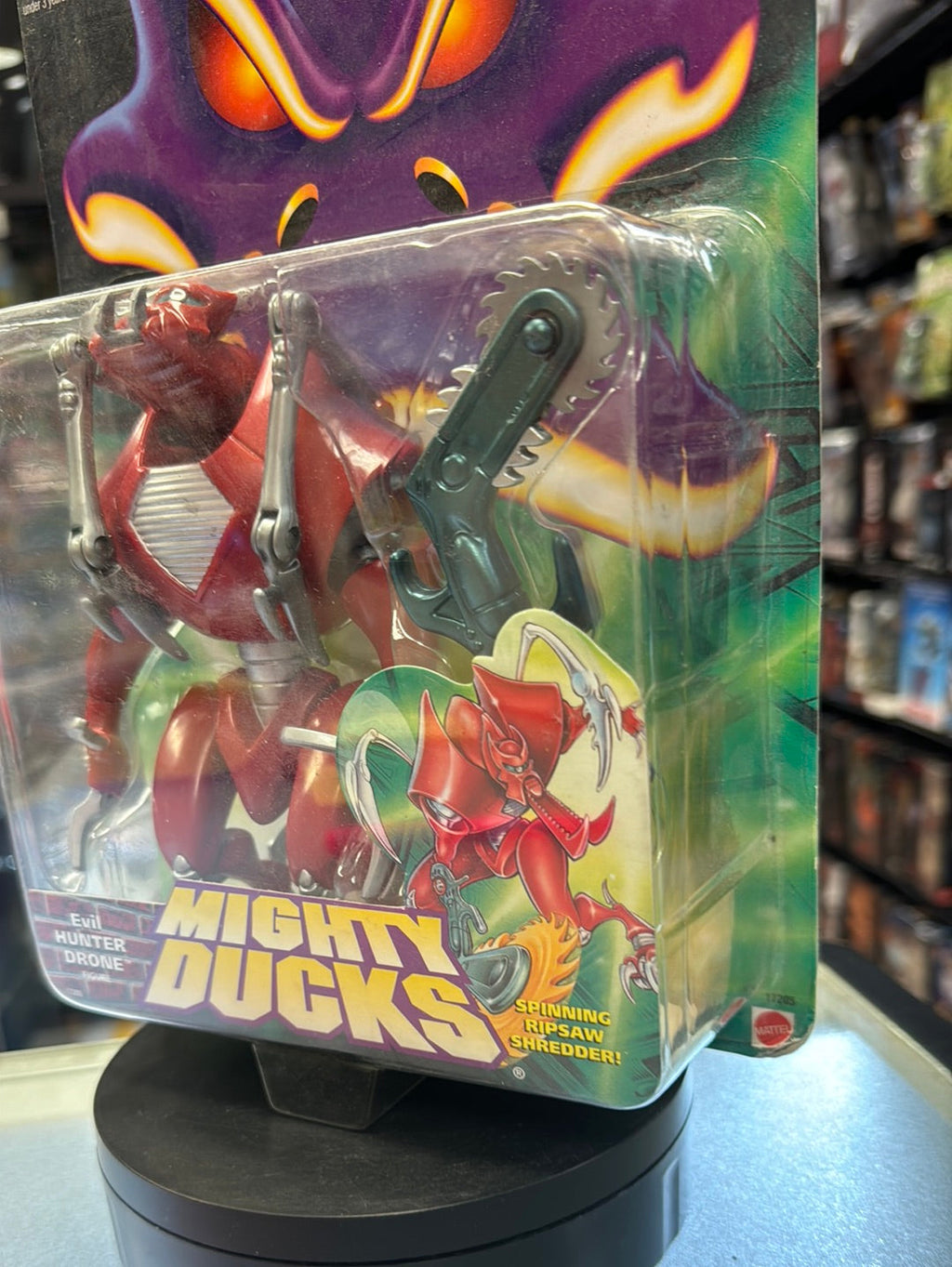Evil Hunter Drone 1249 (Vintage Mighty Ducks, Mattel) SEALED product image 4, provided for visual reference and product