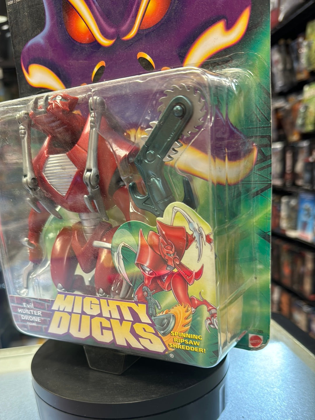 Evil Hunter Drone 1249 (Vintage Mighty Ducks, Mattel) SEALED product image 4, provided for visual reference and product