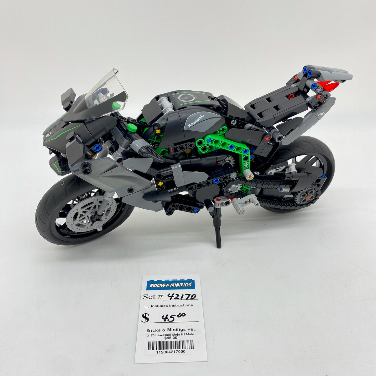 42170 Kawasaki Ninja H2 Motorcycle (U) product image 1, provided for visual reference and product detail review