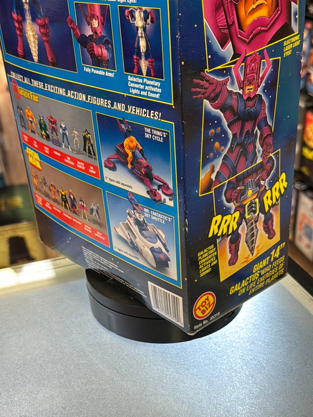 Electronic Lights & Sound Galactus (Vintage Marvel Fantastic Four, Toybiz) SEALED product image 11, provided for visual