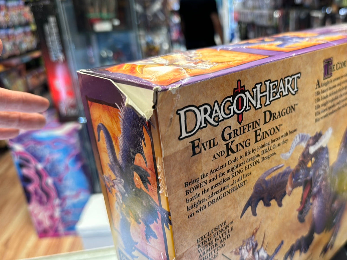 Evil Griffin Dragon with King Einon (Vintage Dragon Heart, Kenner) SEALED product image 10, provided for visual reference