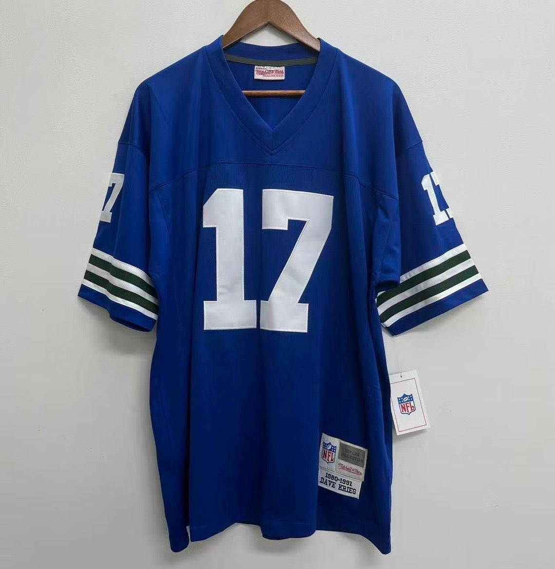 Dave Krieg Seattle Seahawks Official NFL Jersey Mitchell & product image 2