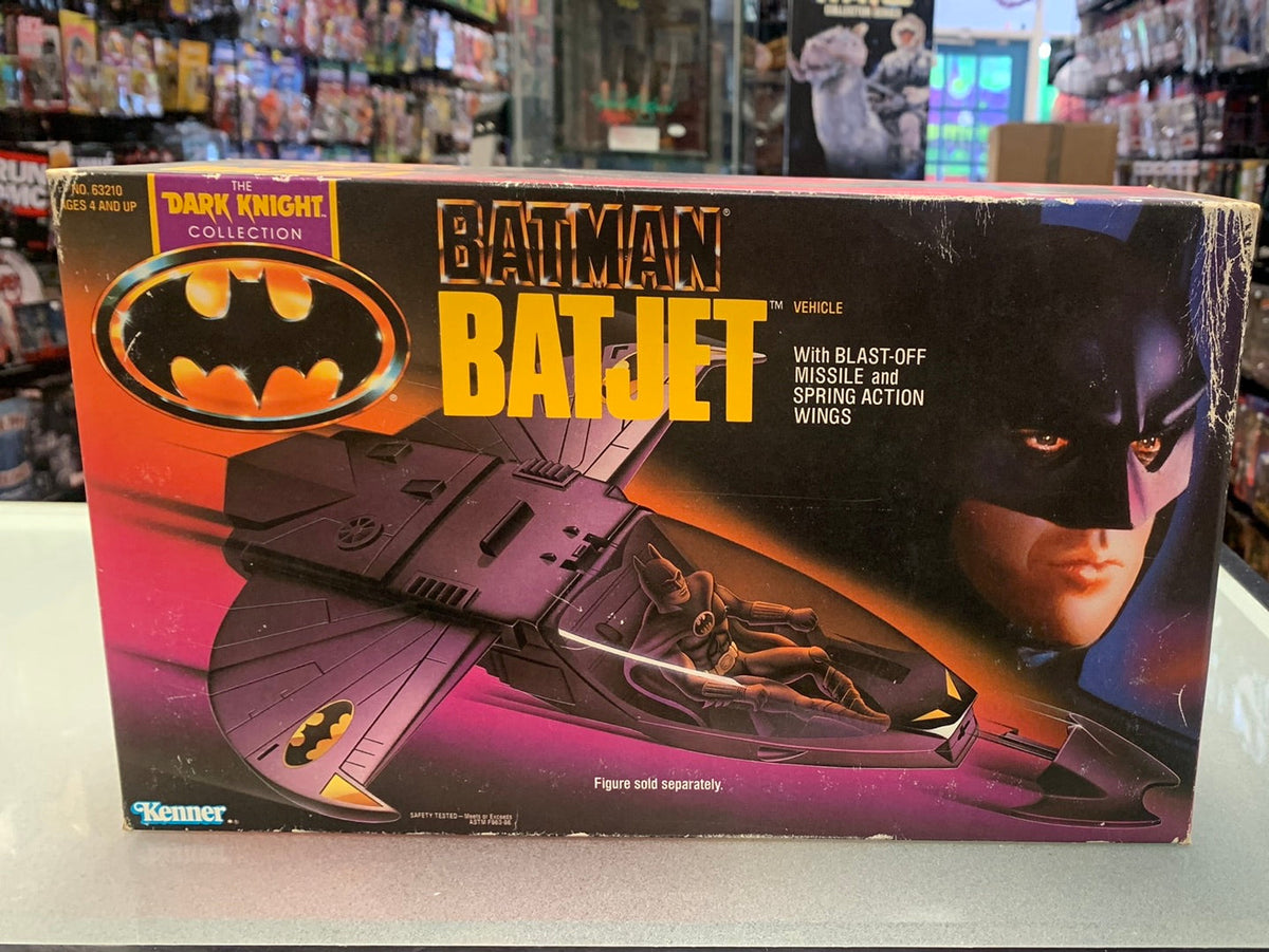 Batman Batjet with Blast off Missile (Batman Dark Knight, Vintage Kenner product image 1, provided for visual reference and
