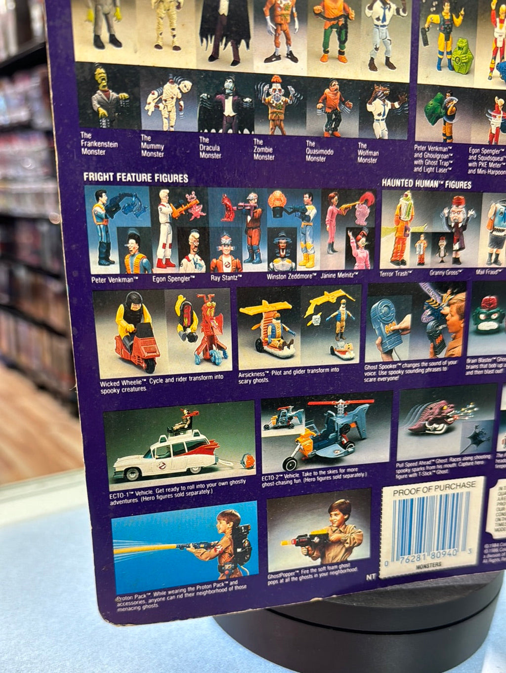 Zombie Monster 1398 (Vintage Ghostbusters, Kenner) SEALED product image 14, provided for visual reference and product detail
