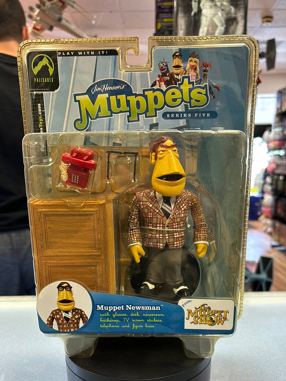 Muppet Newsman (Vintage Muppets Show, Palisades) SEALED