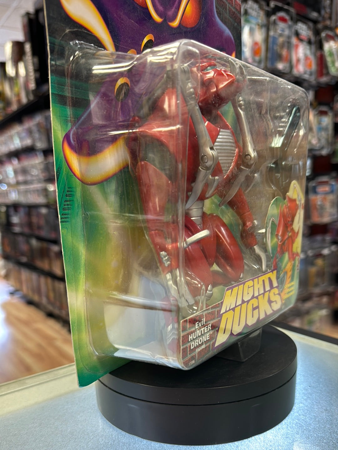 Evil Hunter Drone 1249 (Vintage Mighty Ducks, Mattel) SEALED product image 6, provided for visual reference and product