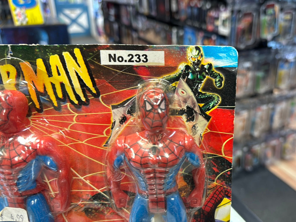 Spider-Man 3 Pack KO Knockoff (Marvel, Amazing Spiderman) Sealed product image 3, provided for visual reference and product