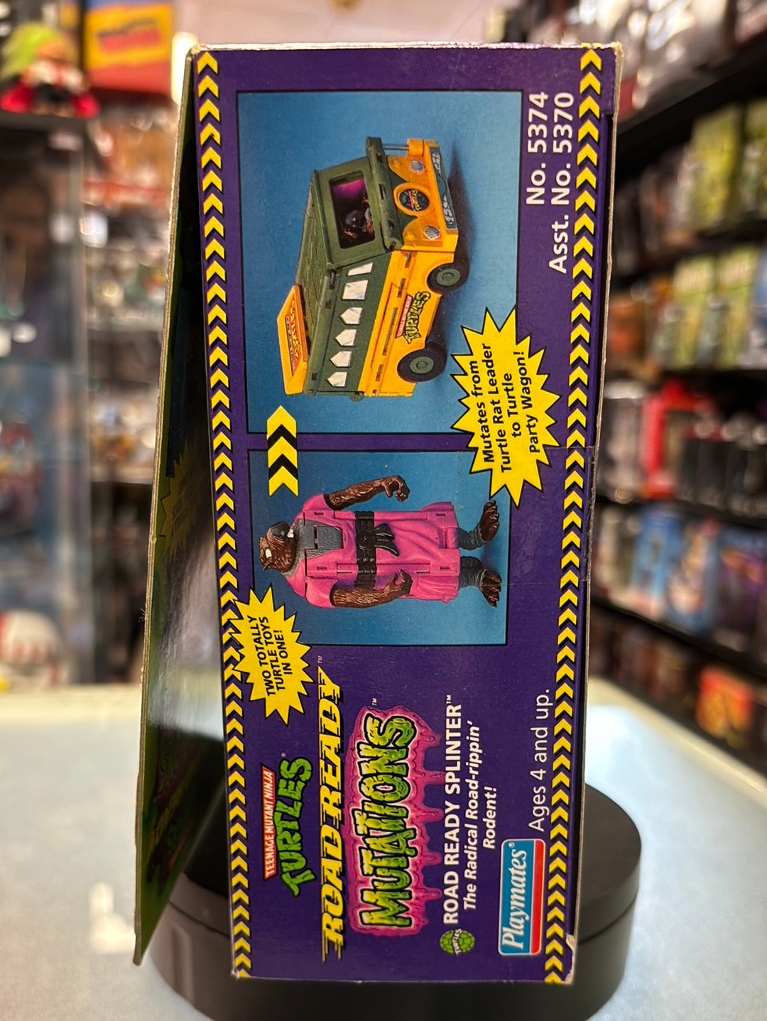 Road Ready Mutations Spinter (Vintage TMNT Ninja Turtles, Playmates) SEALED product image 4, provided for visual reference
