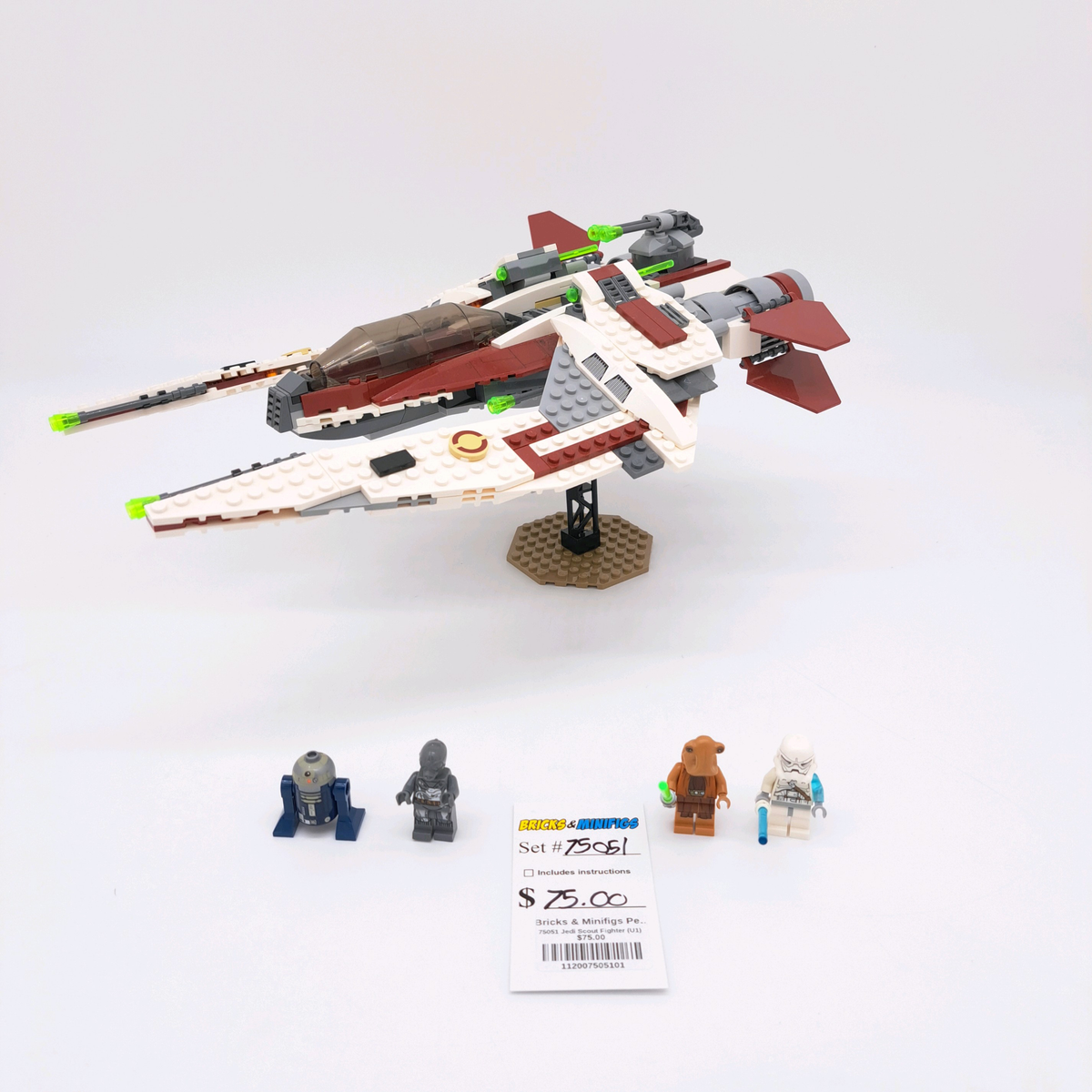 75051 Jedi Scout Fighter (U1) product image 1, provided for visual reference and product detail review