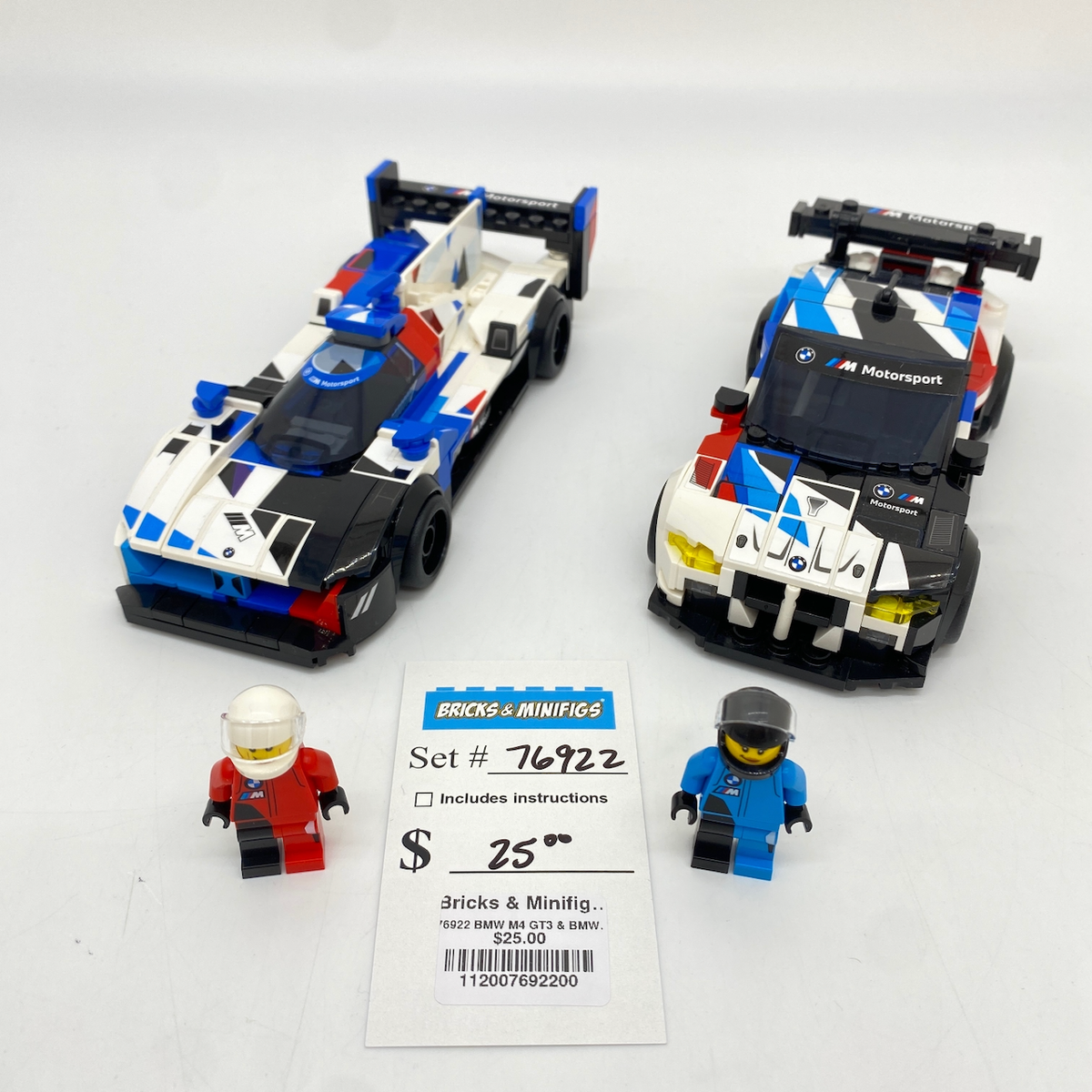 76922 BMW M4 GT3 & BMW M Hybrid V8 Race Cars (U) product image 1, provided for visual reference and product detail review
