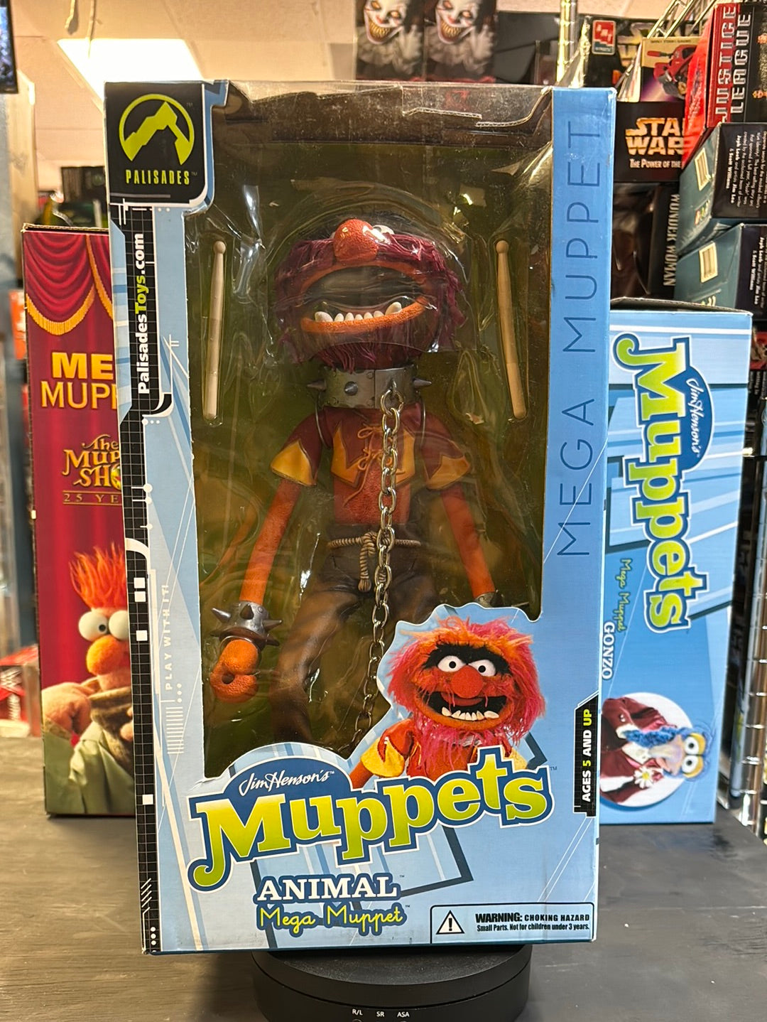 Mega Muppets Animal 12 Inch (Vintage Muppets Show, Palisades) NIB product image 1, provided for visual reference and product