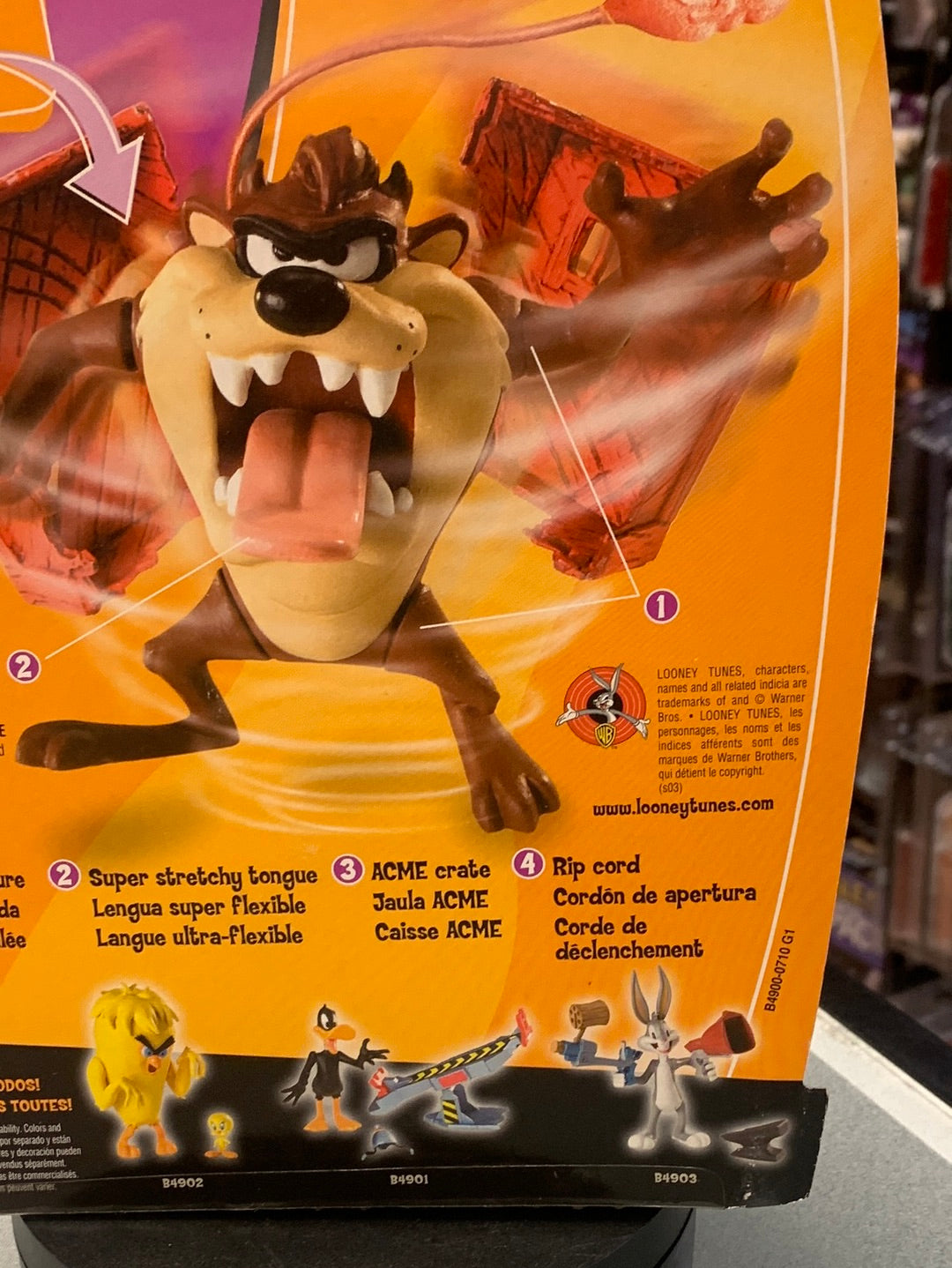 Taz Mainian Devil (Vintage Looney Tunes, Mattel) SEALEDn product image 9, provided for visual reference and product detail
