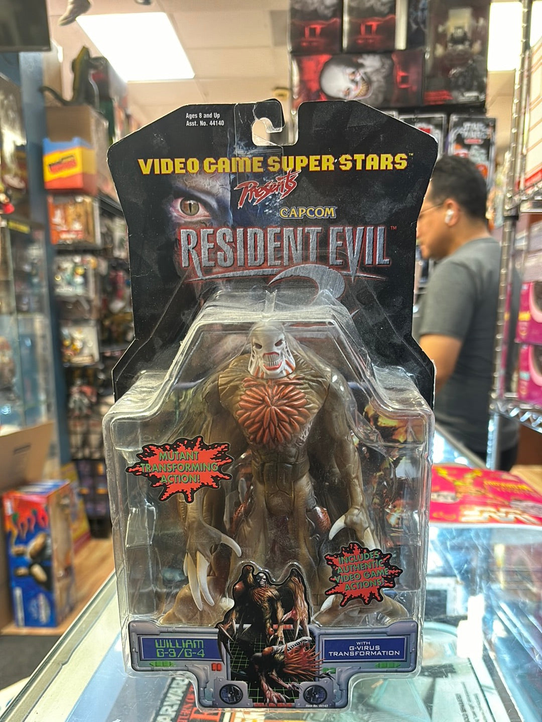 William G-3/G-4 (Vintage Resident Evil 2, Toybiz) OPENED product image 1, provided for visual reference and product detail