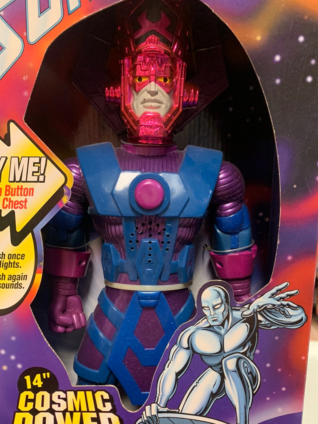 Cosmic power Galactus (Marvel Silver Surfer, ToyBiz) Sealed product image 2, provided for visual reference and product