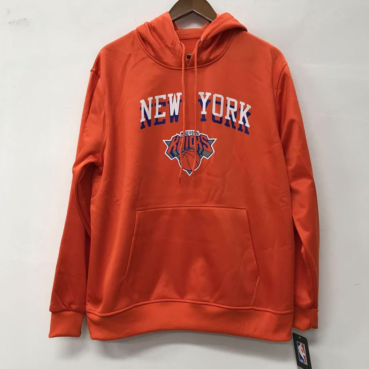 New York Knicks NBA official hoodie Orange product image 2