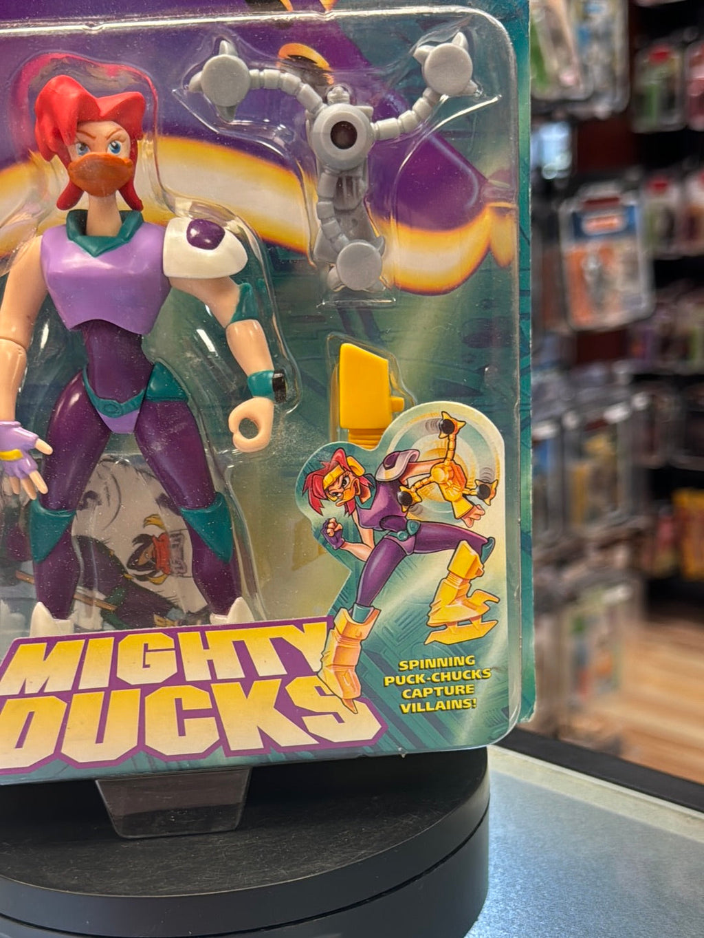 Mallory (Vintage Mighty Ducks, Mattel) SEALED product image 6, provided for visual reference and product detail review