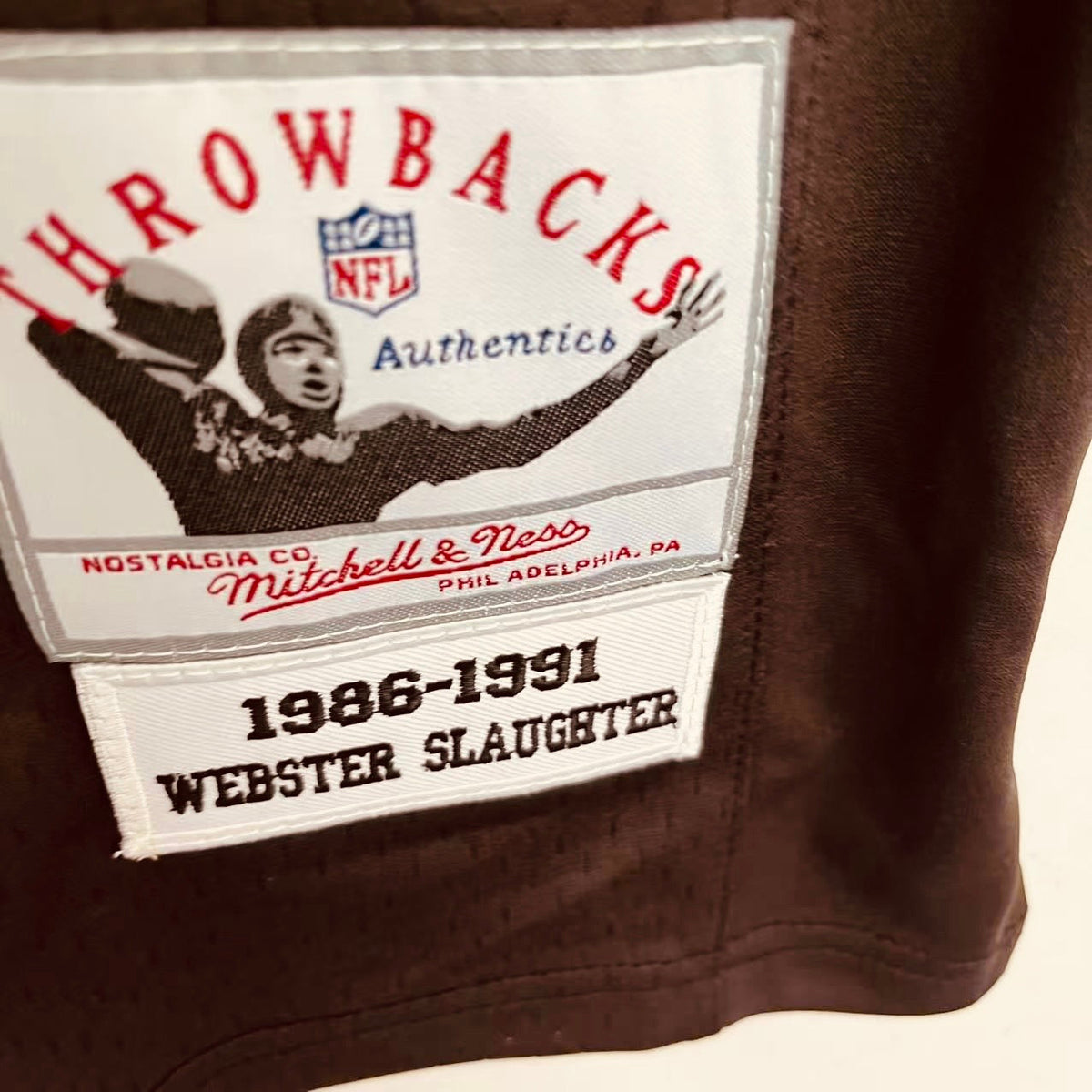 Webster Slaughter Cleveland Browns Official NFL Mitchell & product image 3