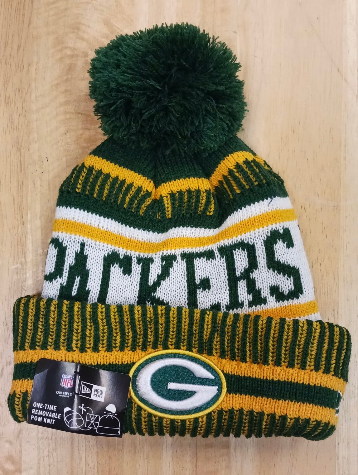 Green Bay Packers NFL New Era winter knit Hat with Pom product image 1