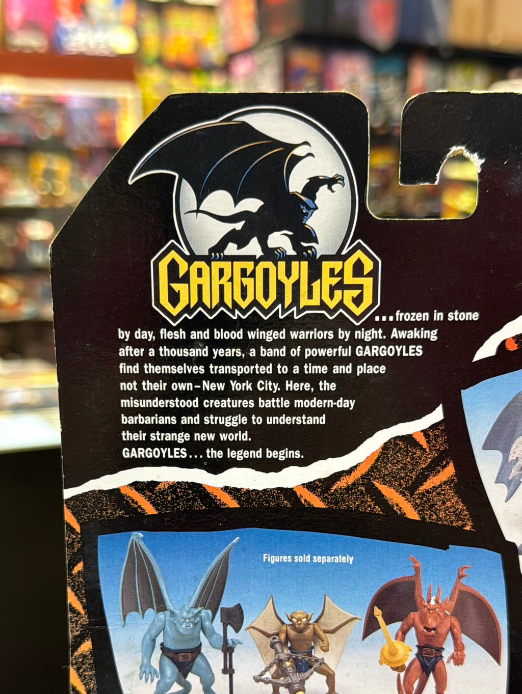 Steel Clan Robot 0551 (Vintage Gargoyles, Playmates) SEALED product image 8, provided for visual reference and product