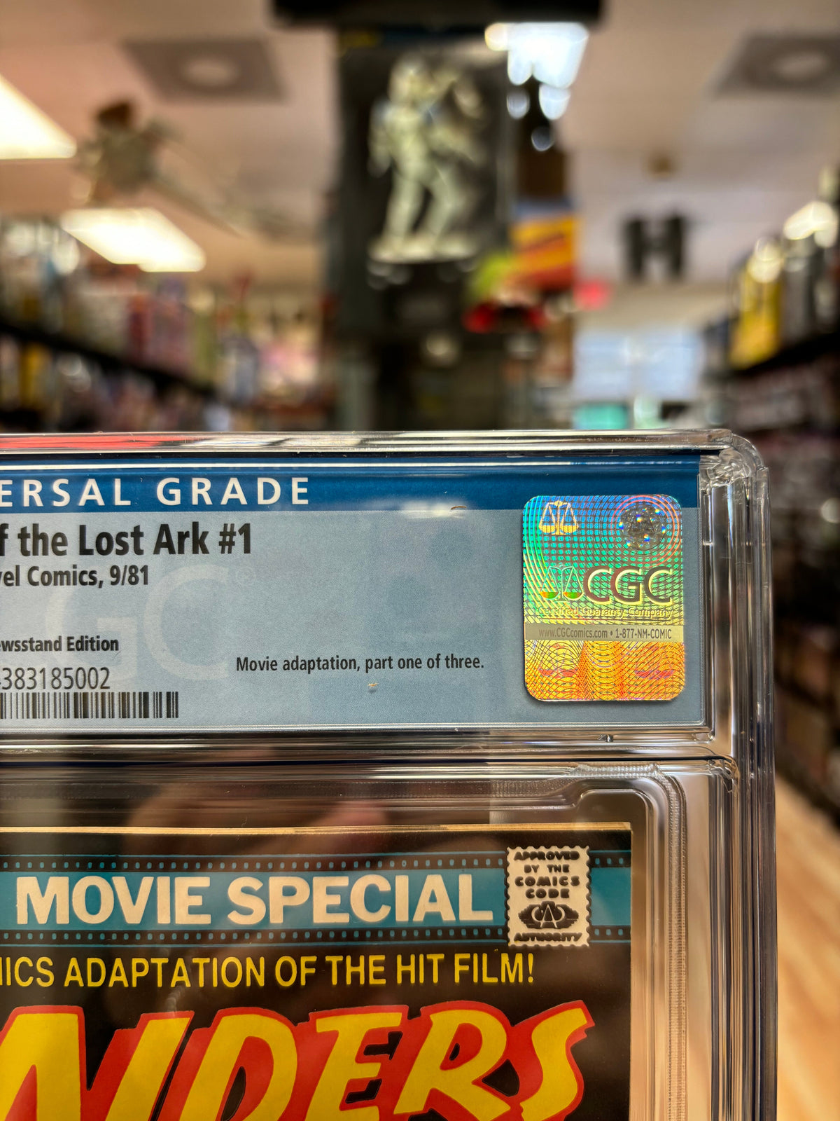 Raiders of the Lost Ark #1 (CGC Graded 9.0 White, Indiana Jones) product image 3, provided for visual reference and product