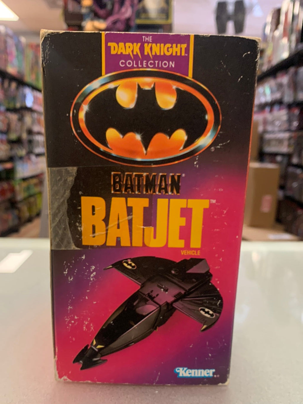 Batman Batjet with Blast off Missile (Batman Dark Knight, Vintage Kenner product image 3, provided for visual reference and