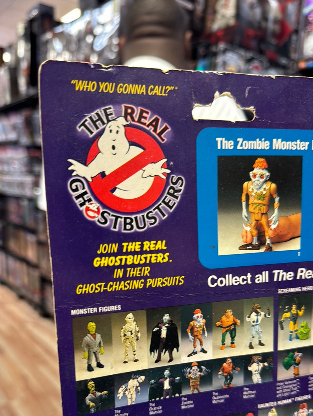 Zombie Monster 1398 (Vintage Ghostbusters, Kenner) SEALED product image 11, provided for visual reference and product detail