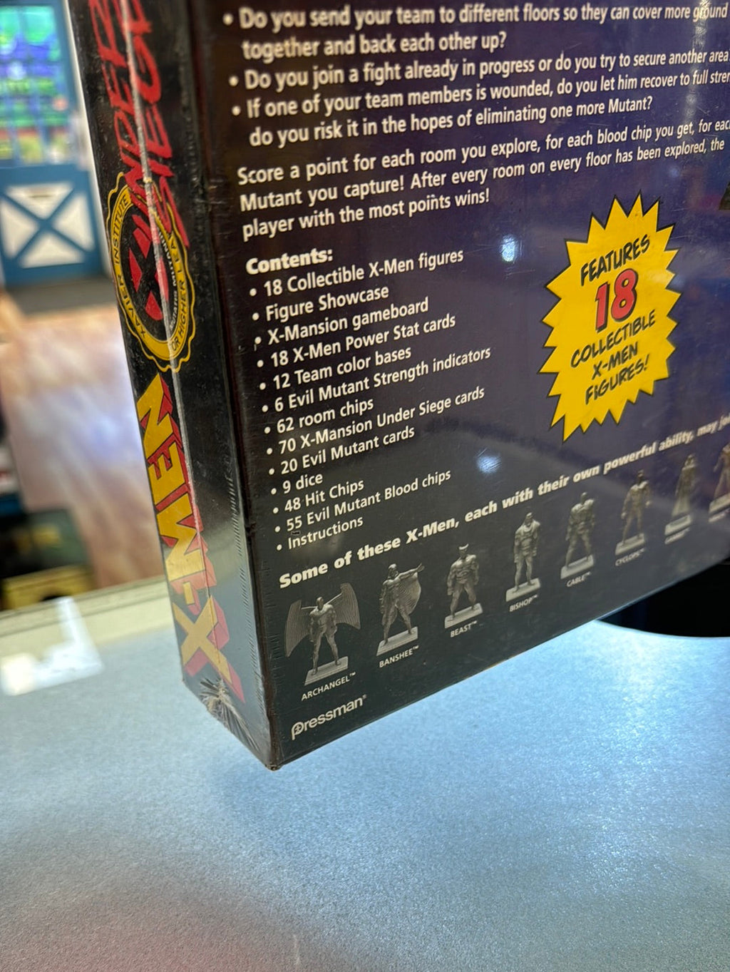 Under Siege Board Game (Vintage Marvel X-Men, Pressman) SEALED product image 9, provided for visual reference and product
