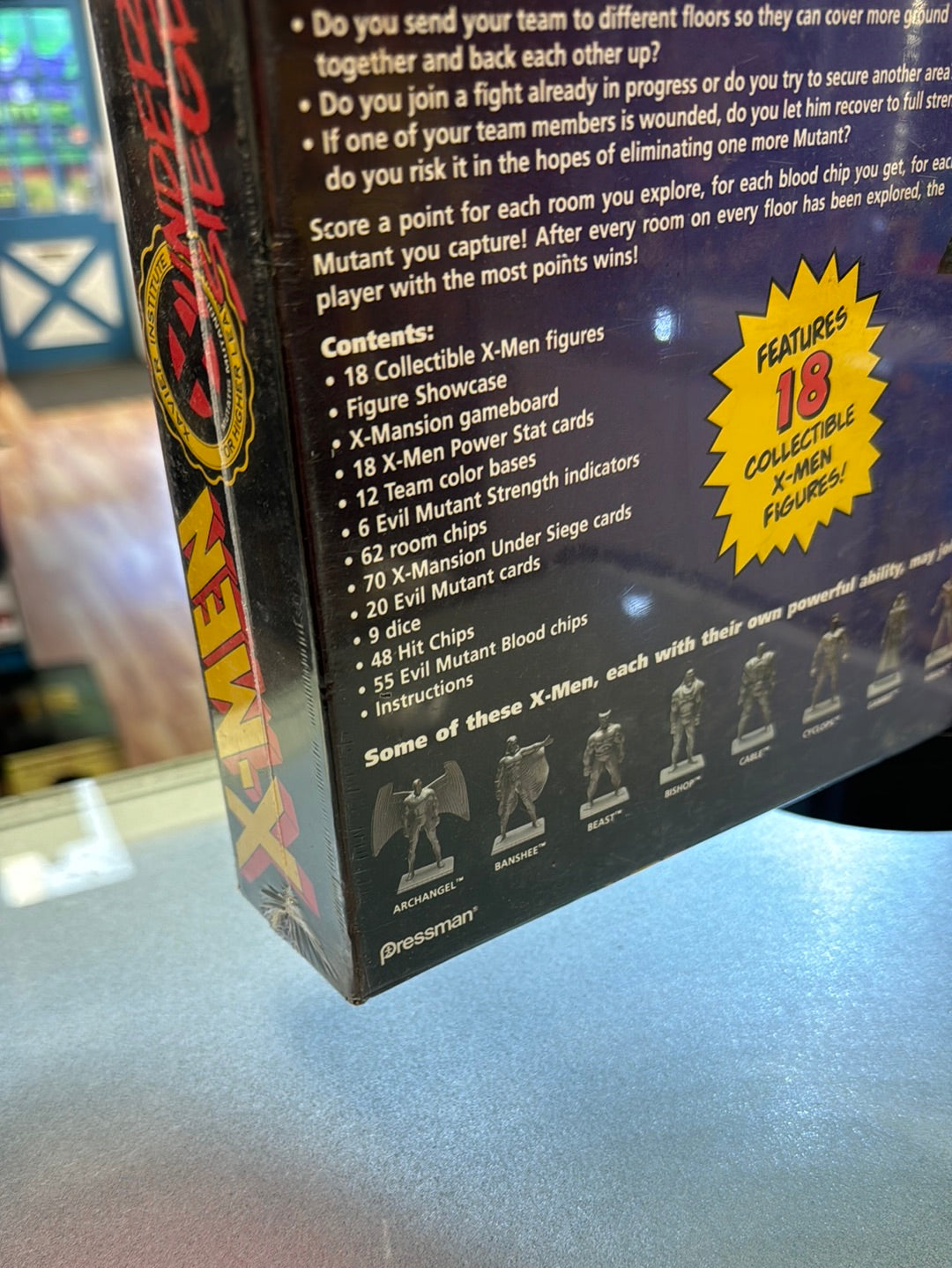 Under Siege Board Game (Vintage Marvel X-Men, Pressman) SEALED product image 9, provided for visual reference and product