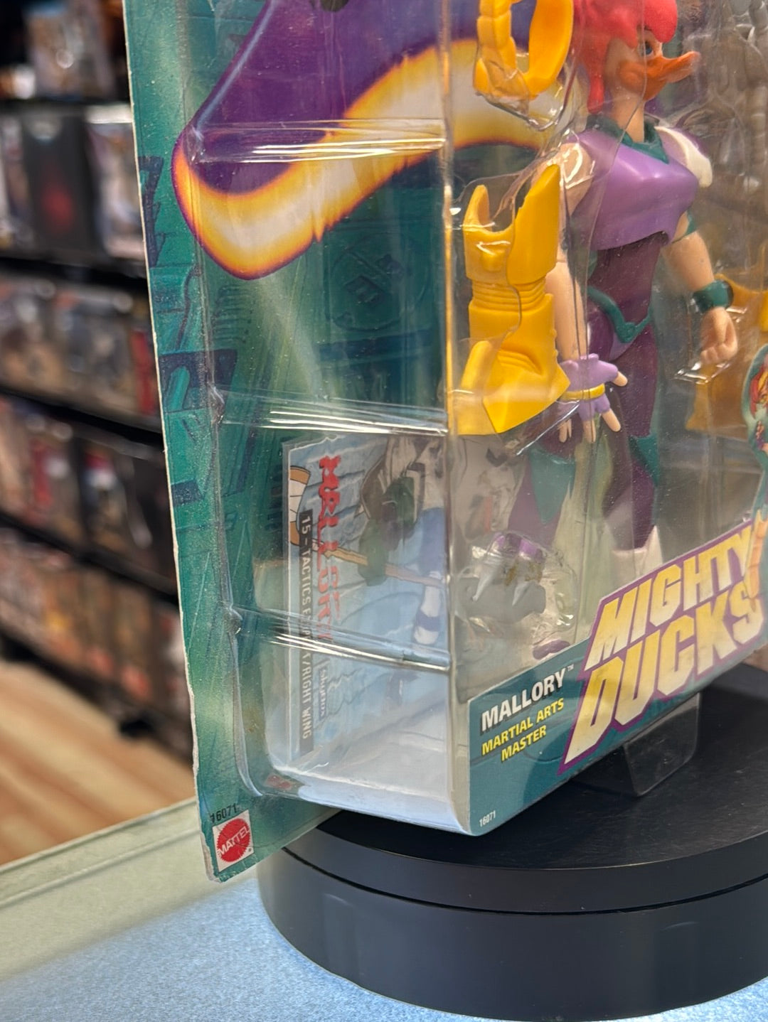 Mallory (Vintage Mighty Ducks, Mattel) SEALED product image 10, provided for visual reference and product detail review