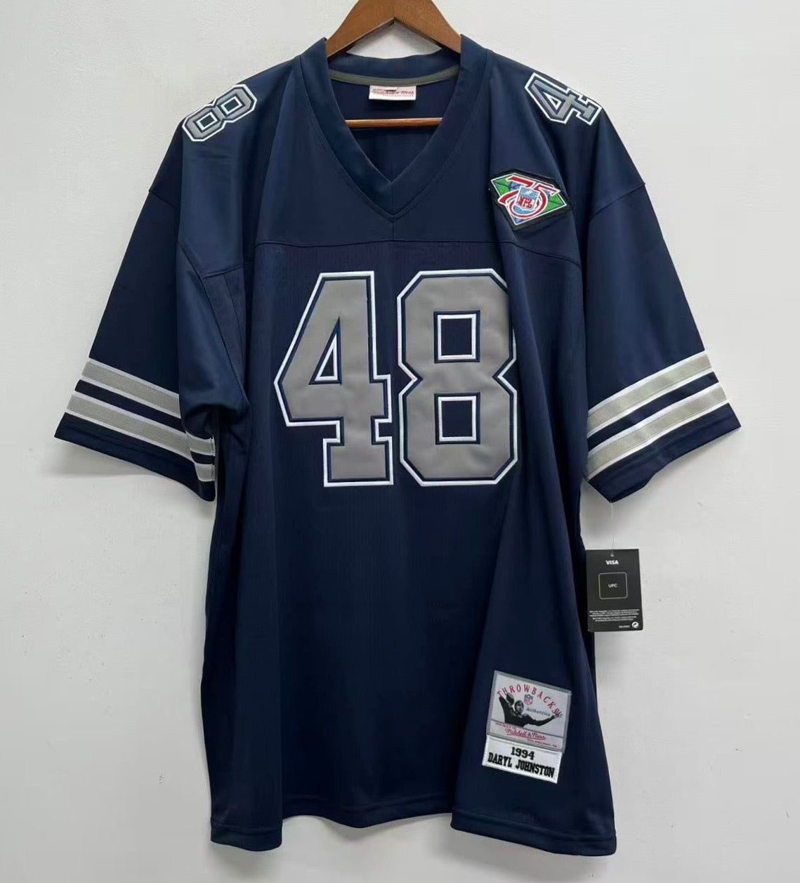 Daryl Johnston Dallas Cowboys 1994 Official NFL Jersey product image 2