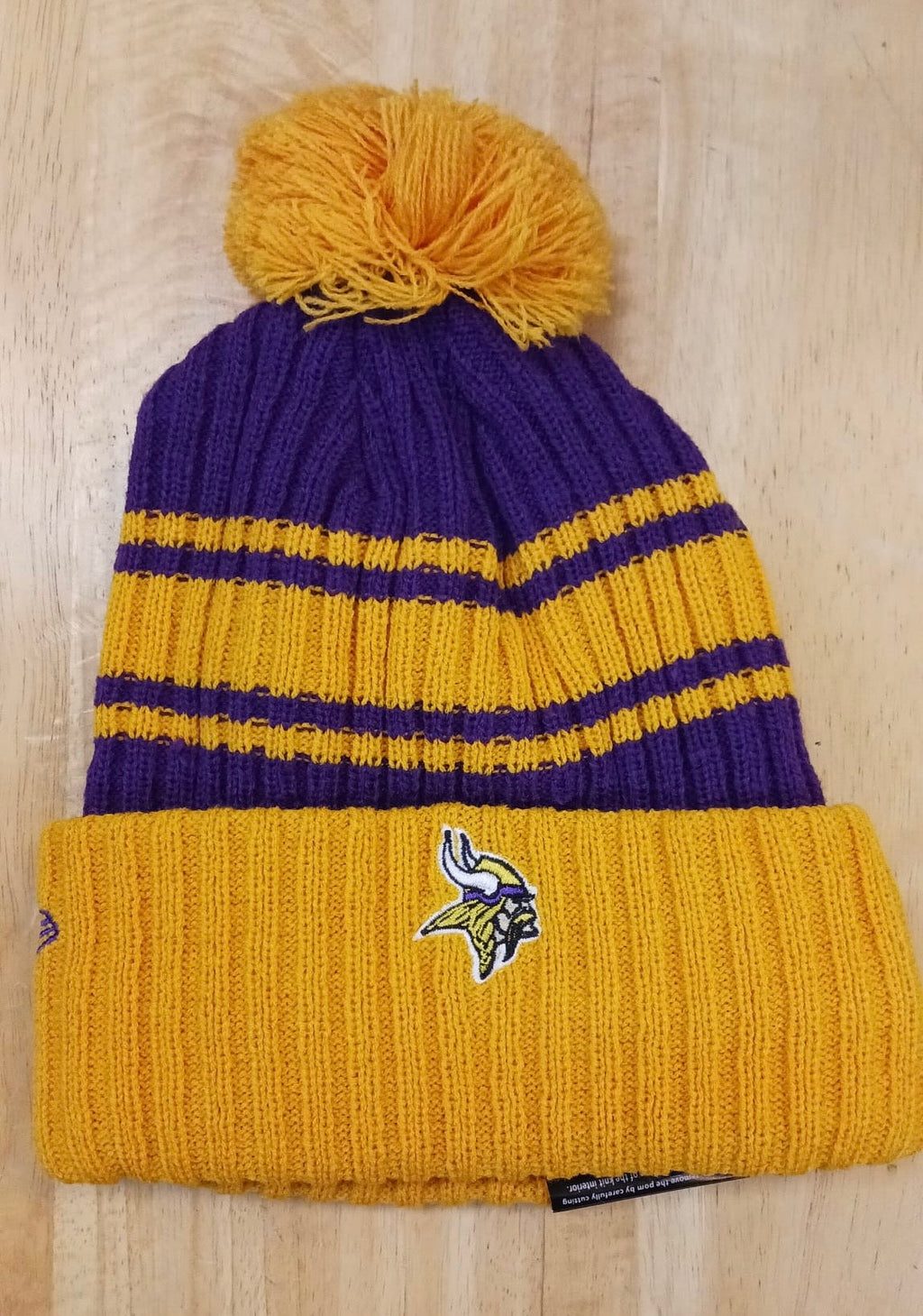 Minnesota Vikings Official NFL New Era winter Knit Hat with product image 2