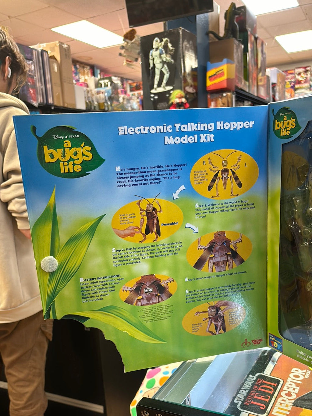 Electronic Talking Hopper Model Kit(Vintage Bugs Life, Thinking Toy) SEALED product image 6, provided for visual reference