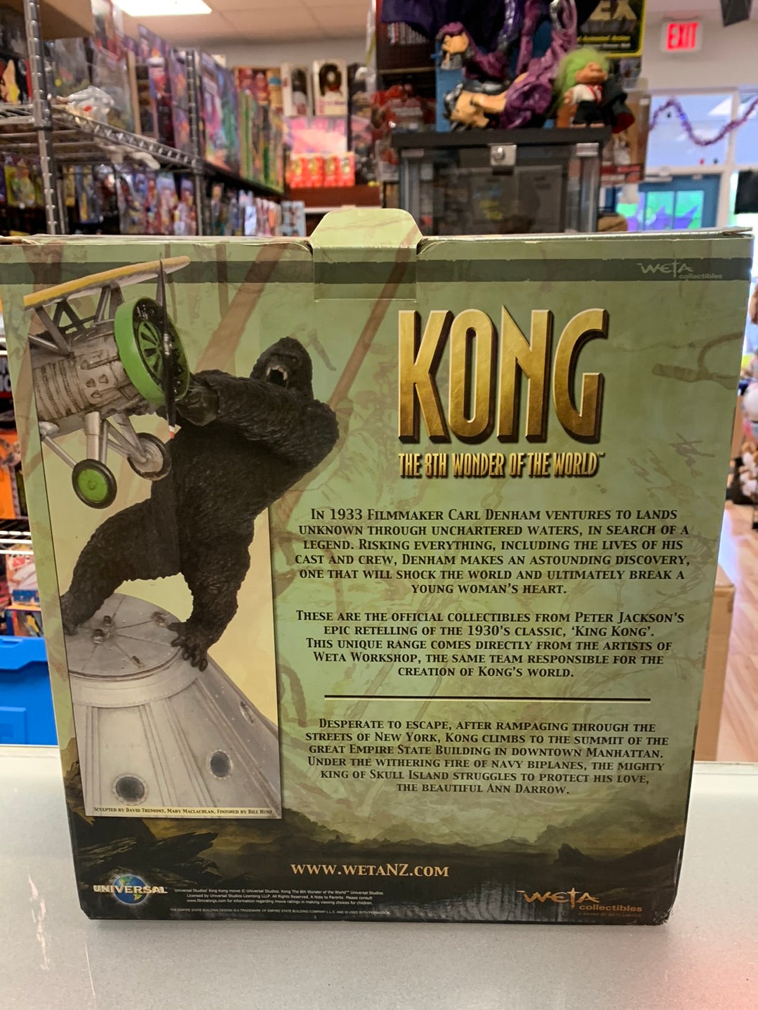 Kong’s Last Stand Statue (Weta, King Kong) Open Box product image 7, provided for visual reference and product detail review
